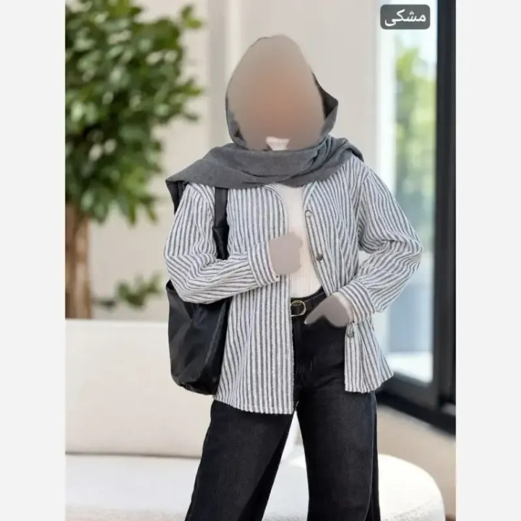 شکت حوله ای نیلو موهر پشمی فری سایز 36 تا 46