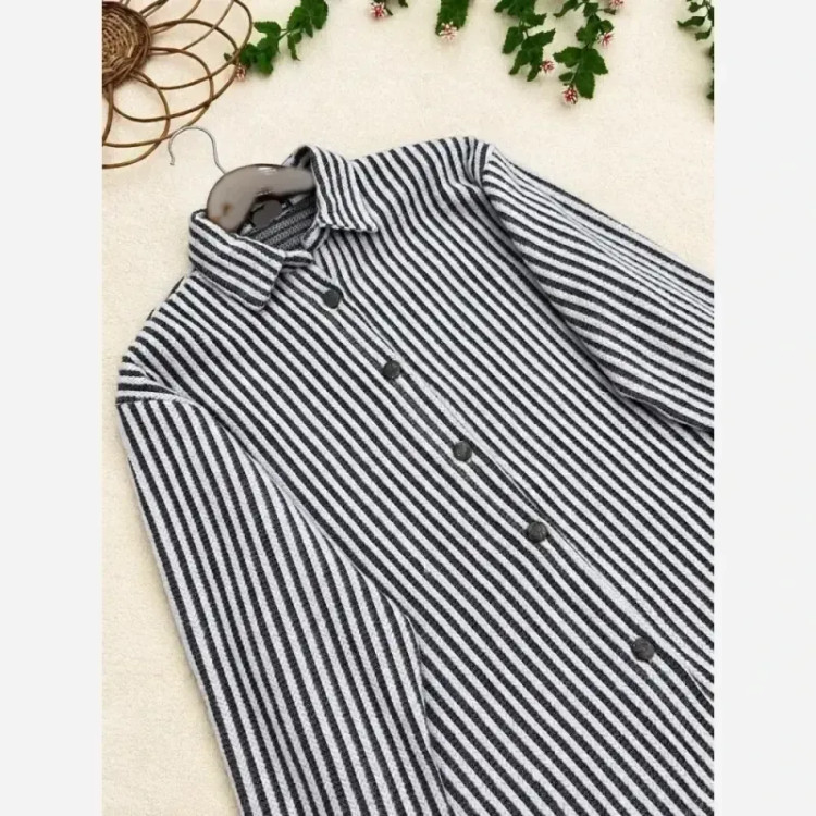شکت حوله ای نیلو موهر پشمی فری سایز 36 تا 46