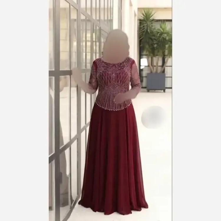 ماکسی زنانه سایز بزرگ حریر کاپدار مدل لعیا مشکی سبز سورمه ای قرمز