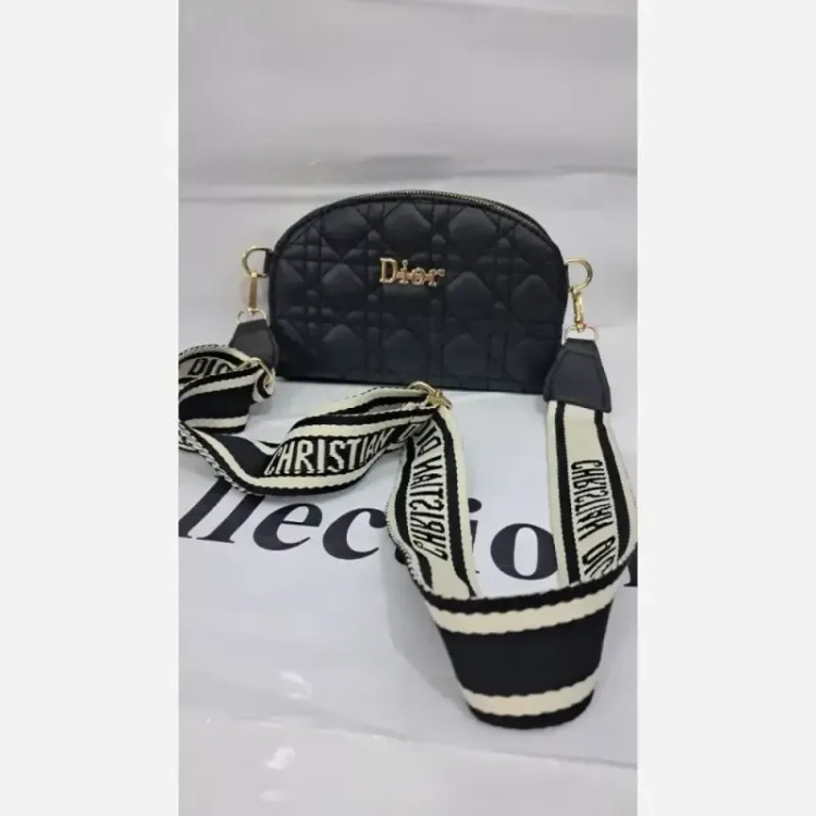 کیف اسپورت چرم haylii رنگ مشکی سایز 18 در 12 سانتیمتر