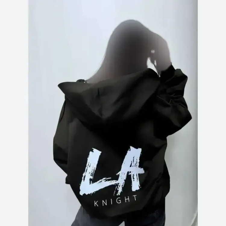 سویشرت LA دورس تو کرکی مشکی زنانه و مردانه سایز فری 38 تا 46