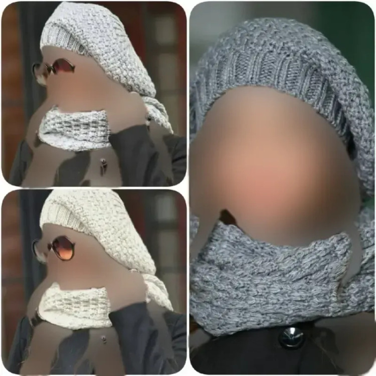 ست شال و کلاه بافت آرکان