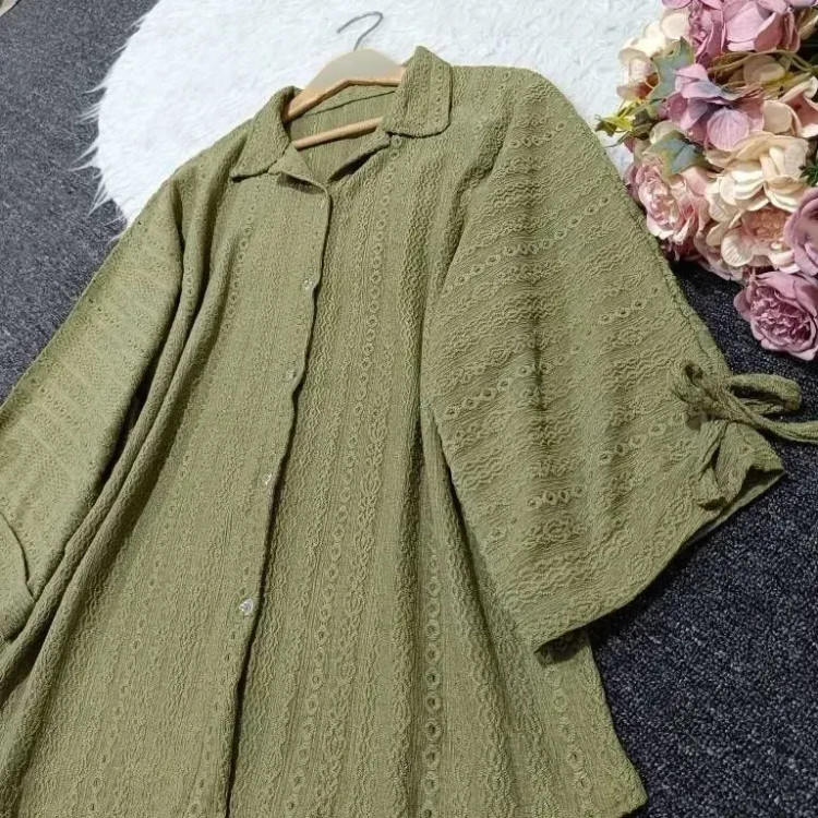 شومیز مانتویی عروسکی با جنس مراکشی درجه یک و رنگ بندی متنوع برای سایزهای 38-50